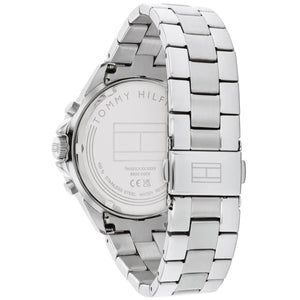 Right side angled view of Tommy Hilfiger 1782706 highlighting the white ceramic bezel