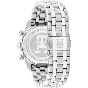 Side profile highlighting the polished stainless steel links of the Tommy Hilfiger 1792157 bracelet