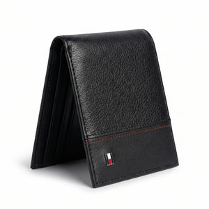 tommy-hilfiger-black-leather-bi-fold-wallet-standing-3