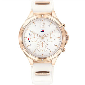 Tommy Hilfiger Lori 1782280 women's watch silver stainless steel bracelet silver dial