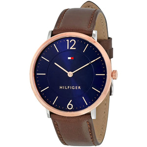 Right side view of Tommy Hilfiger 1710354 showing ultra-thin two-tone case