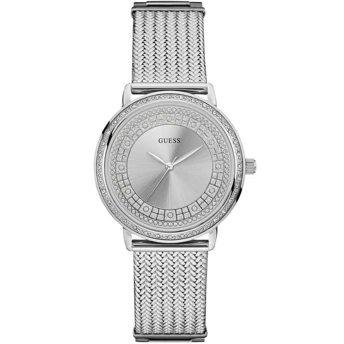Guess Willow W0836L2 Women's Watch – Silver Dial & Silver Stainless Steel Strap