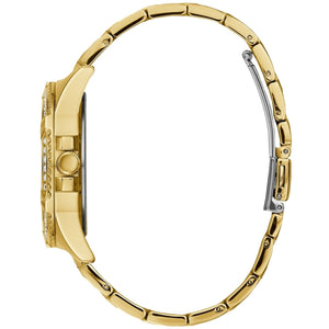 Guess Frontier W1156L2 women's watch - gold dial gold mesh strap, side angle