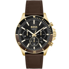 Hugo Boss 1514100 Men's Watch – Gold & Black & Stainless Steel | Original Hugo Boss