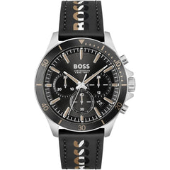 Hugo Boss 1514121 Men's Watch – Black & Leather | Original Hugo Boss