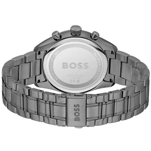 Back view photo of Hugo Boss 1514228 showing the stainless steel caseback info
