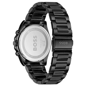 Back view photo of Hugo Boss 1514291 showing the stainless steel caseback info