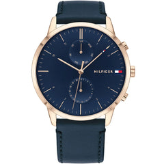 Tommy Hilfiger 1710405 Men's Watch – Blue & Leather | Original Tommy Hilfiger