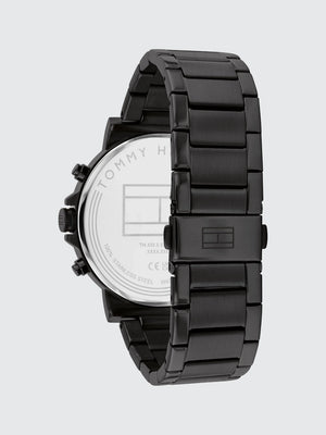 Tommy Hilfiger Men's Watch 1710590 – Black Stainless Steel - Luxury Hub Store