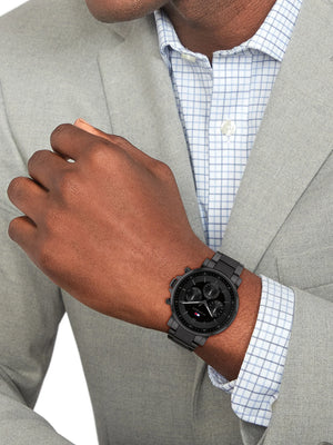 Tommy Hilfiger Men's Watch 1710590 – Black Stainless Steel - Luxury Hub Store