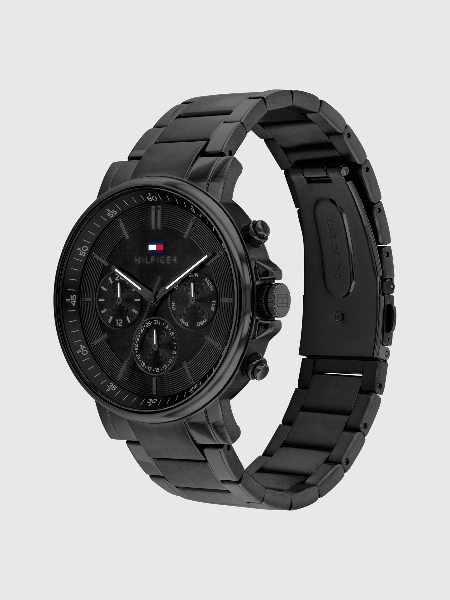 Tommy Hilfiger Men's Watch 1710590 – Black Stainless Steel