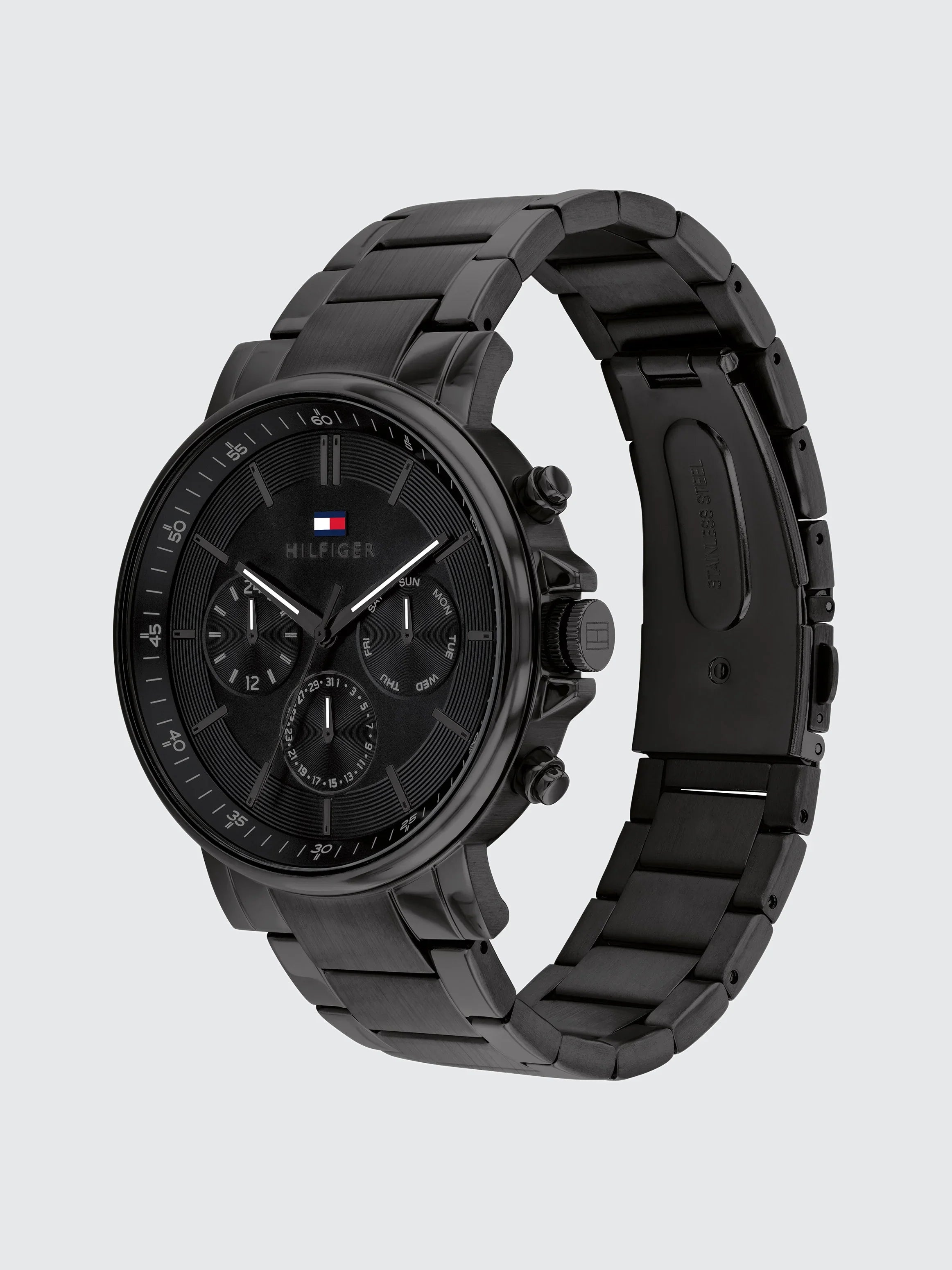 Tommy Hilfiger Men's Watch 1710590 – Black Stainless Steel - Luxury Hub Store