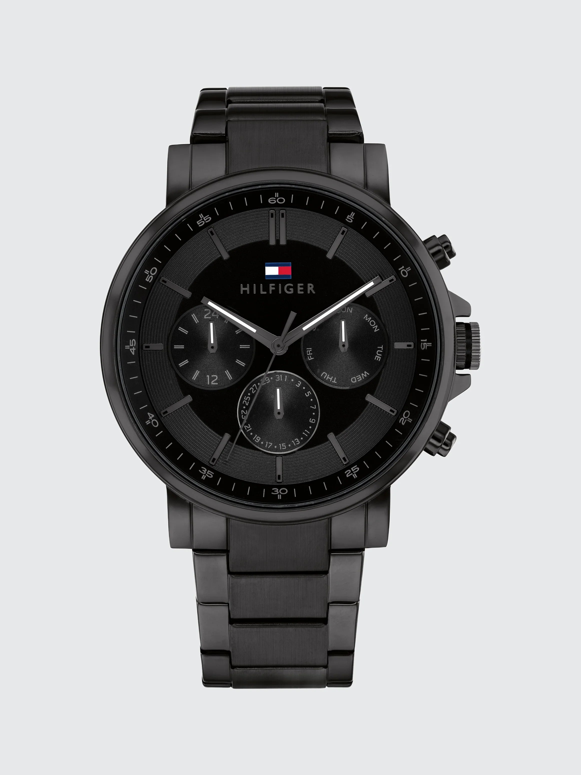 Tommy Hilfiger Men's Watch 1710590 – Black Stainless Steel - Luxury Hub Store