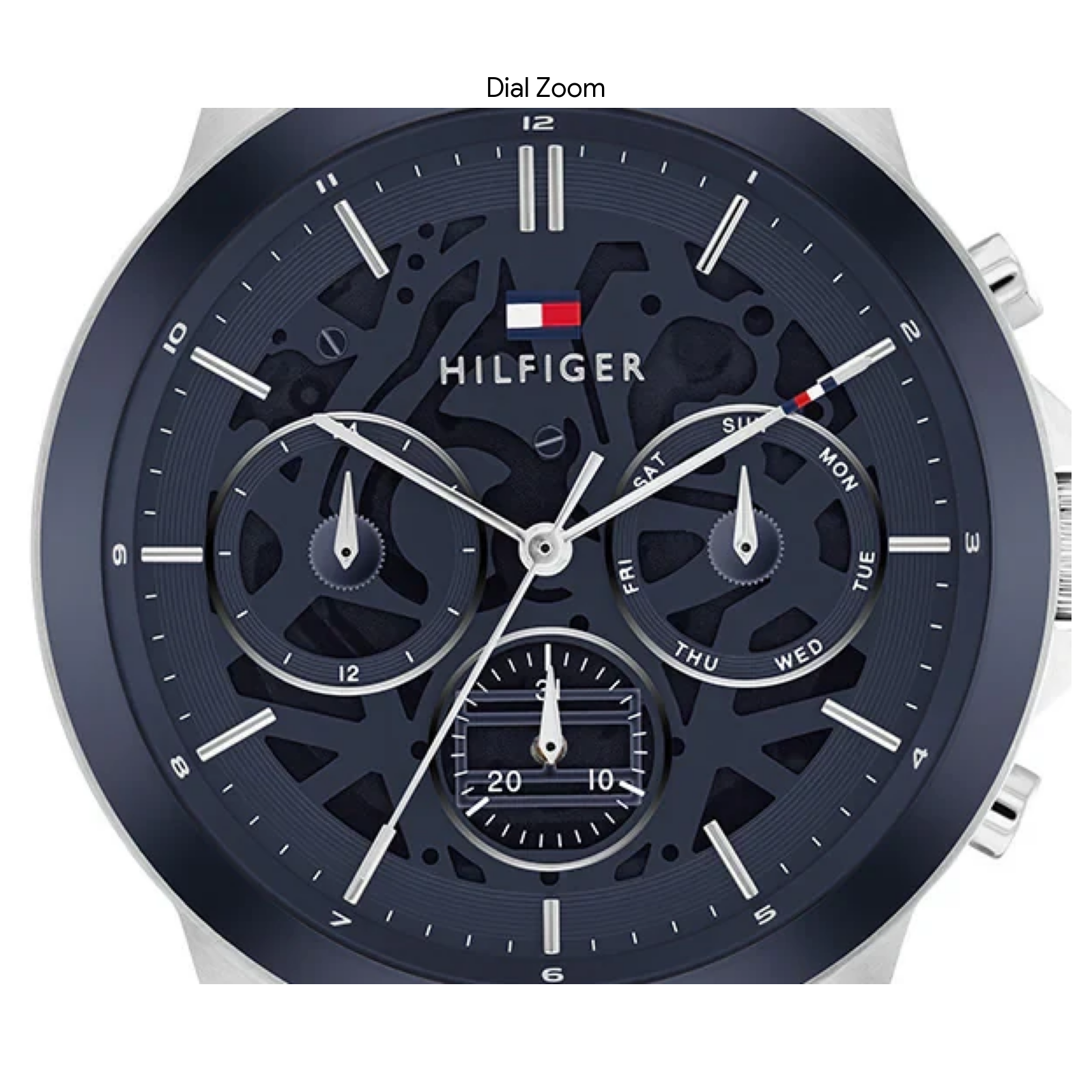 Maserati watch with mechanical components and visible brand logo