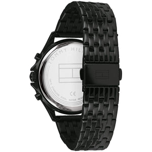 Back view photo of Tommy Hilfiger 1782144 showing the stainless steel caseback info