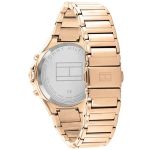 Back view photo of Tommy Hilfiger 1782277 showing the stainless steel caseback info