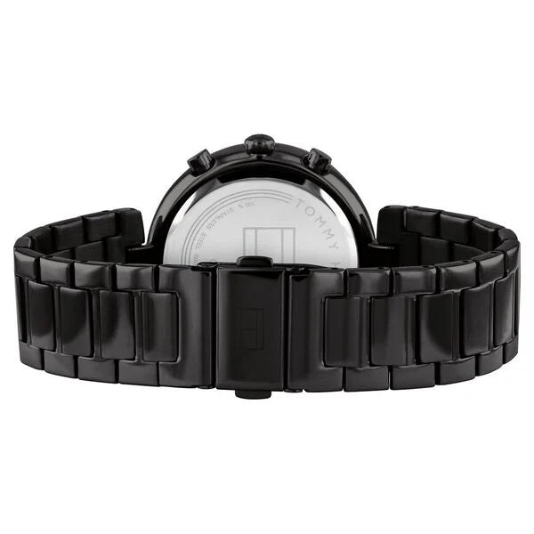 Back view photo of Tommy Hilfiger 1782390 showing the stainless steel caseback info