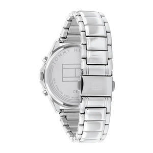 Back view photo of Tommy Hilfiger 1782414 showing the stainless steel caseback info