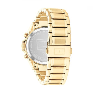 Back view photo of Tommy Hilfiger 1782556 showing the stainless steel caseback info