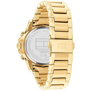Back view photo of Tommy Hilfiger 1782570 showing the stainless steel caseback info