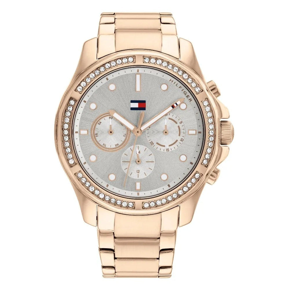 Tommy Hilfiger Brooklyn 1782572 Women's Multi-Function Watch – Silver Dial & Stainless Steel Strap