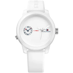 Tommy Hilfiger 1791324 Men's Watch – White & Rubber | Original Tommy Hilfiger