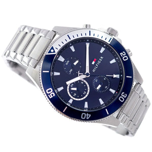 Perspective photo of Tommy Hilfiger 1791917 showing the side profile and link strap