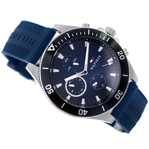 Perspective photo of Tommy Hilfiger 1791920 showing the side profile and black bezel
