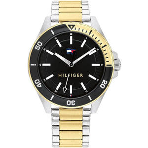 Tommy Hilfiger Logan 1792013 men's black dial watch
