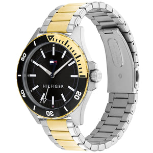 Tommy Hilfiger Logan 1792013 men's black dial watch