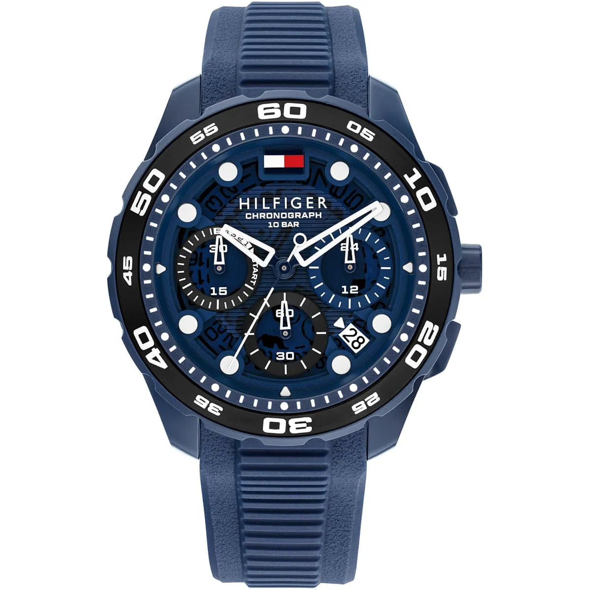 Tommy Hilfiger TH-Regatta 1792232 Men's Chronograph Watch – Blue Dial & Blue Rubber Strap