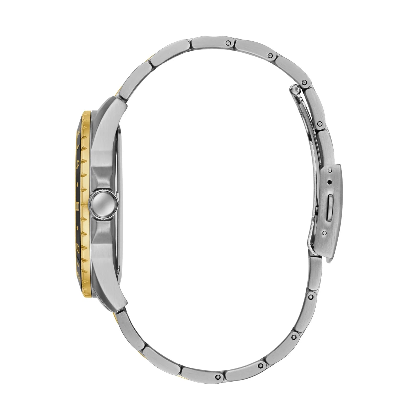 Side profile of Guess U1107G6M watch case