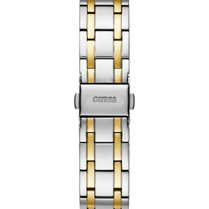 Guess Cosmo GW0033L4 women's watch - silver dial two-tone steel strap, clasp detail