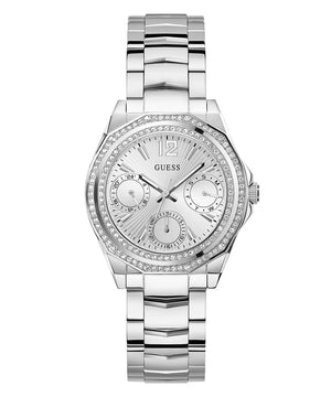 Guess Ritzy GW0685L1 Women's Multi-Function Watch – Silver Dial & Steel Strap