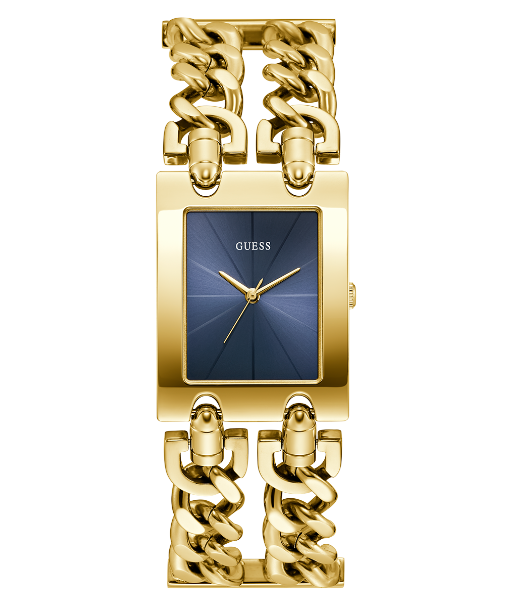 Guess GW0740L3 Women's watch - blue dial gold strap