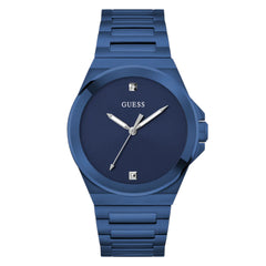 Guess Vinyl GW0833G1 Men's watch - blue dial blue strap