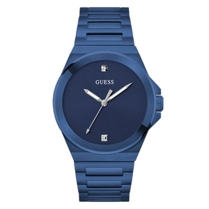 Guess Vinyl GW0833G1 Men's watch - blue dial blue strap