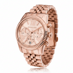 Michael Kors MK5569 Lexington Women’s Rose Gold Chronograph Watch - Luxury Hub Store