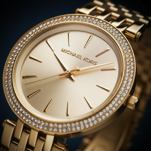 Michael Kors Darci MK3191 Women’s Gold Dial Gold-Tone Bracelet Watch - Luxury Hub Store