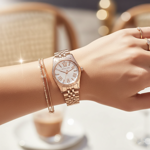 Michael Kors Lexington MK3230 Women’s Rose Gold Stainless Steel Watch - Luxury Hub Store