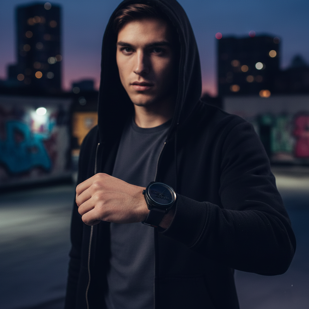 Tommy Jeans San Diego 1791928 Men’s Black Dial Black Silicone Casual Watch