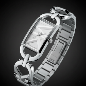 Michael Kors Empire MK7407 Women’s Silver Stainless Steel Analog Watch - Luxury Hub Store