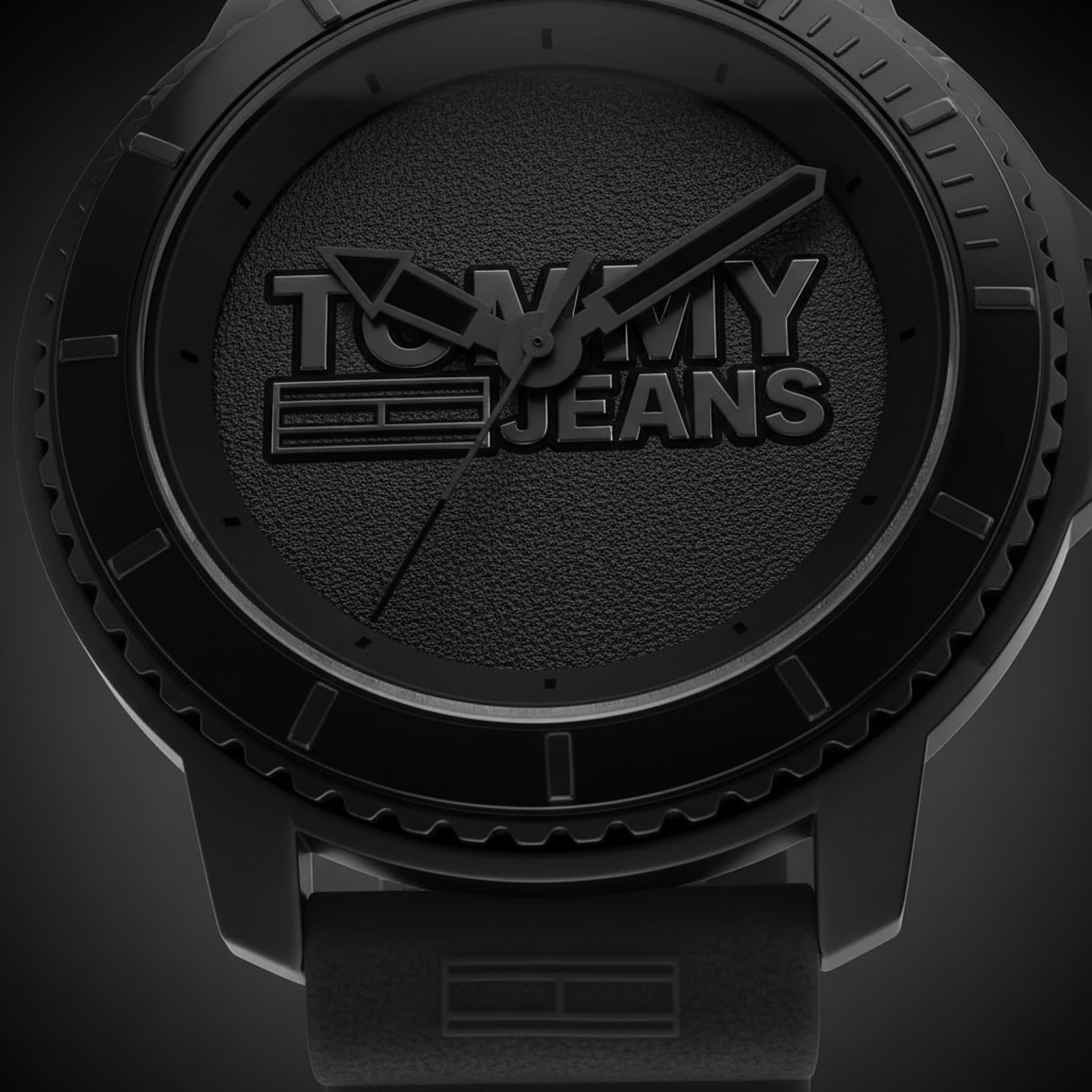 Tommy Jeans Tokyo Men's Analog Watch – Black Silicone Strap 1792001