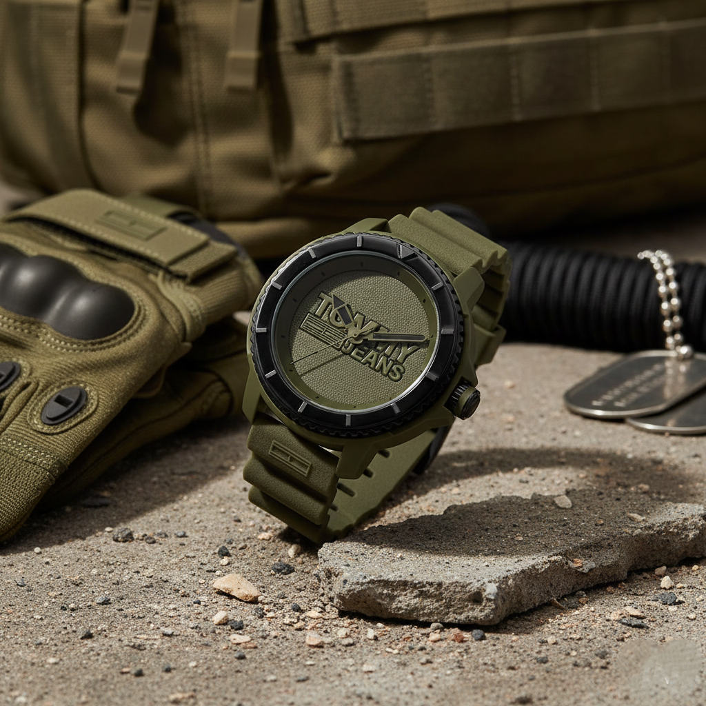 Tommy Jeans Modern Minimalist Olive Watch –Tokyo  1792002