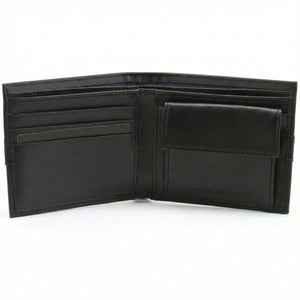 Tommy Hilfiger Men’s Leather Wallet & Belt Gift Set – Black - Luxury Hub Store