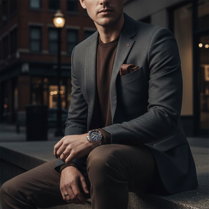 Michael Kors MK8725 Men’s Black Dial Two-Tone Stainless Steel Bayville Chronograph Watch - Luxury Hub Store