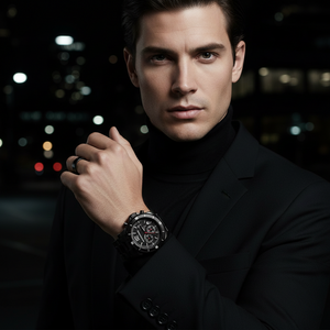 Michael Kors MK8161 Men’s Black Dial Black Stainless Steel Madison Chronograph Watch - Luxury Hub Store