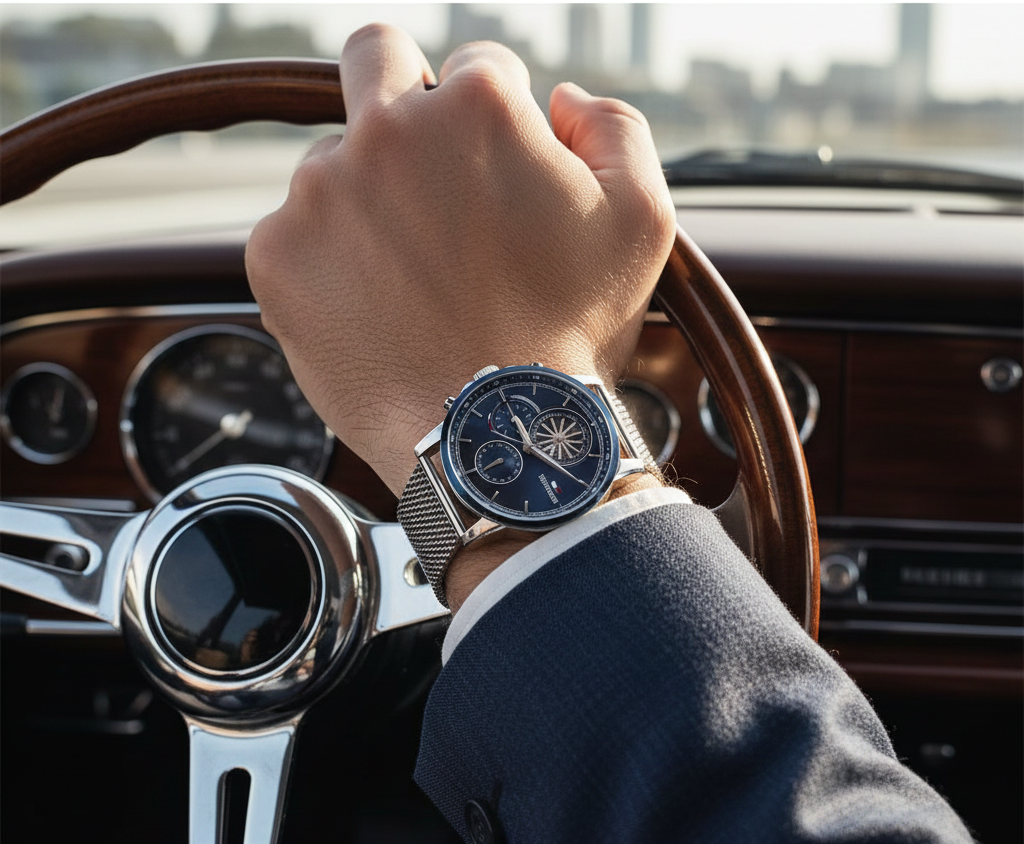 Tommy Hilfiger Casual Sport Men's Watch – Blue Dial – Mesh Stainless Steel Strap