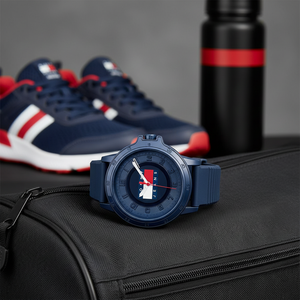 Tommy Jeans Men's Blue Silicone Watch – Model 1792034 Houston - Luxury Hub Store