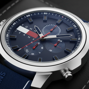 Tommy Jeans Sport Men's Watch – Blue Dial – Blue Silicone Strap (1710582) - Luxury Hub Store